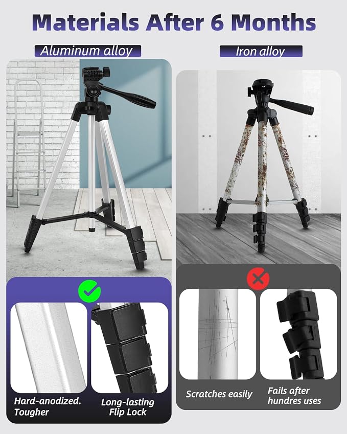 55 inch Aluminum Laser Level Tripod - Image 6