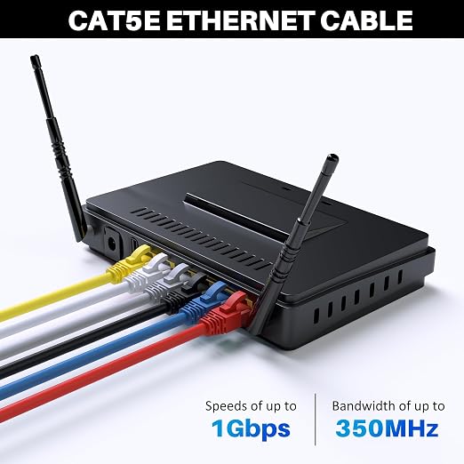 Kxable Cat5e Ethernet Cable 150 FT, Cat 5e Internet Cable, Standard RJ45 - Image 4