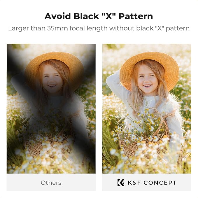 K&F CONCEPT 52mm Black Diffusion Mist Effect 1/4 & Variable ND2-32 & Circular - Image 4