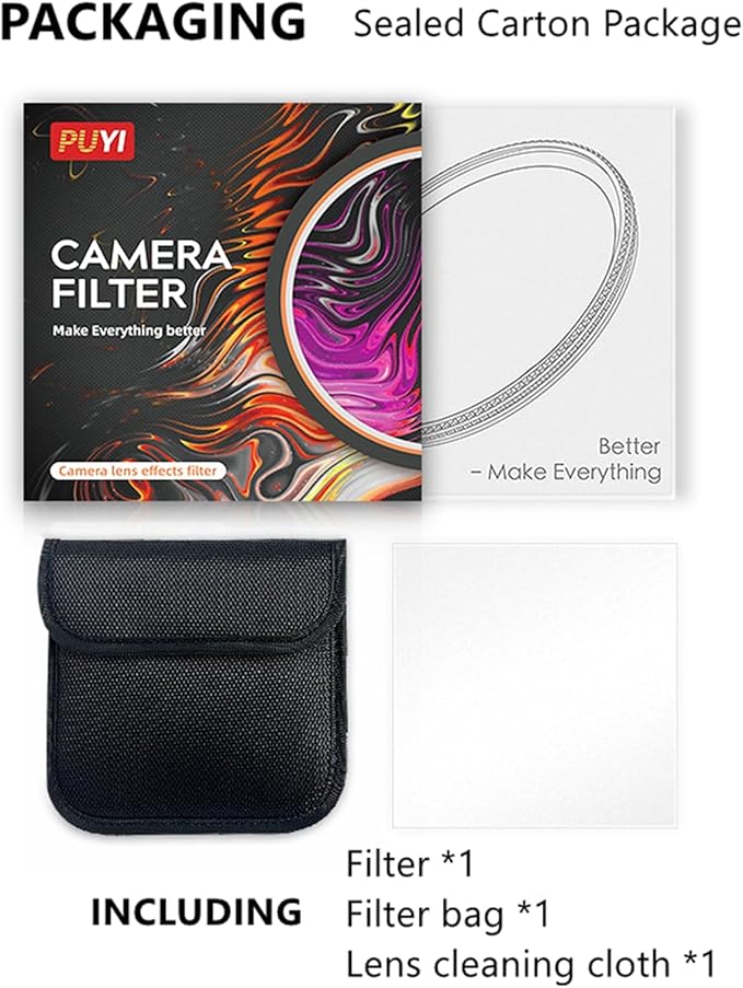 Camera Vortex Effect Filter, 67MM Prism Film Special Effects Glass Lens - Image 7