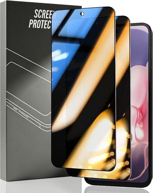 2 Pack Privacy Tempered Glass for Motorola Moto G 5G Screen Protector, 9H by Unknown