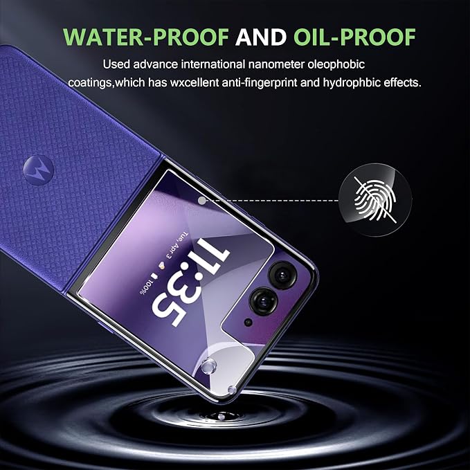 for Motorola Moto Razr Ultra 2025/2026 Screen Protector Ultra HD Tempered Glass - Image 3