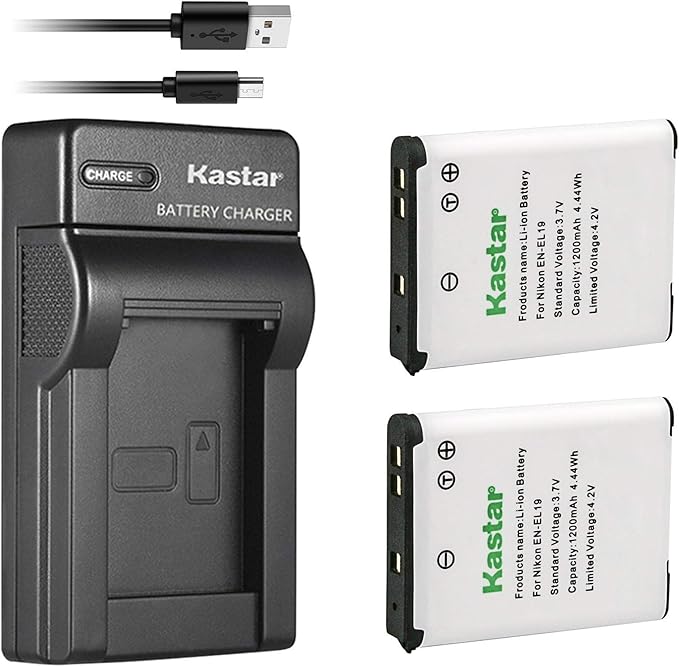 Kastar Battery + Slim USB Charger by Kastar