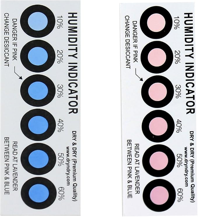 Humidity Indicator Cards 50 Pack by DryDry