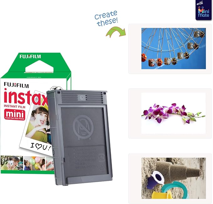 Fujifilm Instax Mini 12 Instant Camera + MiniMate Accessory Bundle & Compatible - Image 5