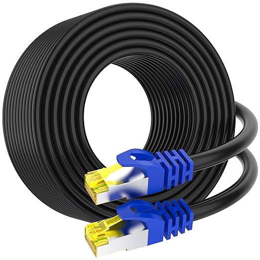 Cat 8 Ethernet Cable 30 ft, 35 ft 50 ft 70 ft 100 ft Heavy Duty High Speed by AoforzTech
