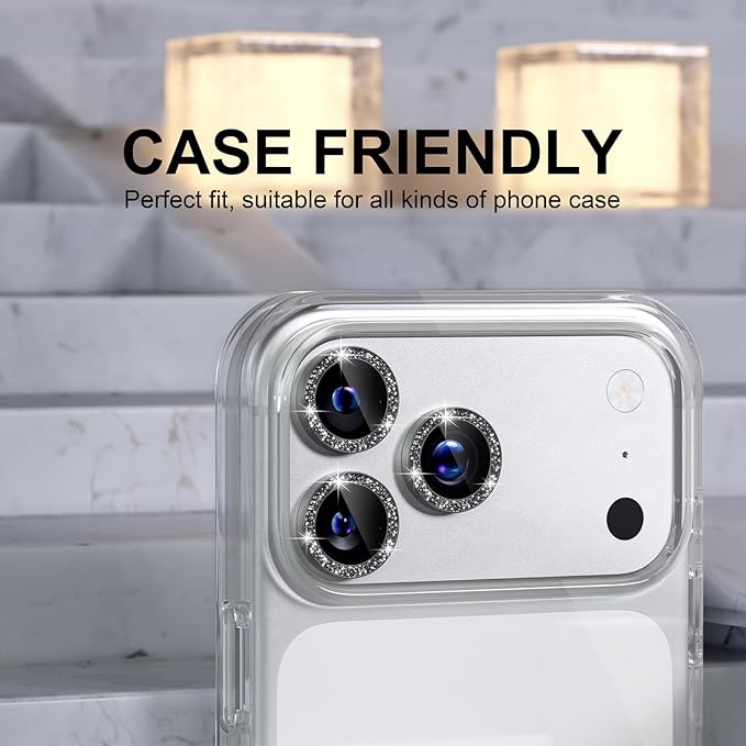 Choiche Compatible for iPhone 17 Pro/iPhone 17 Pro Max Camera Lens Protector - Image 4