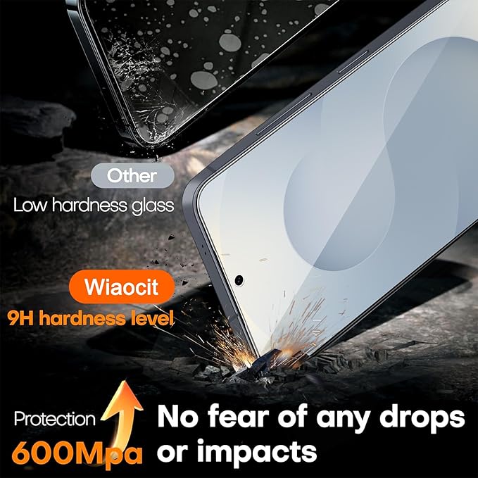 Wiaocit 3 Pack Tempered Glass Screen Protector - Image 3