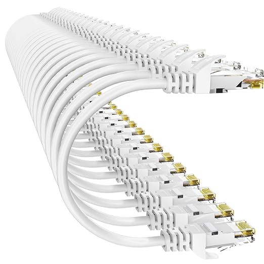 Cat 6 Ethernet Cable 0.5FT, Cat6 Ethernet Patch Cable 10Gbps, High-Speed UTP by 10Gsupxsel