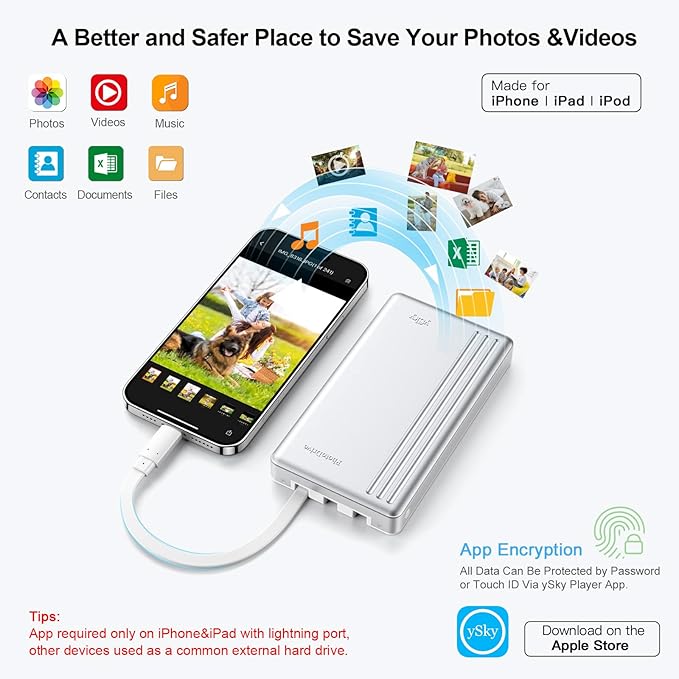 MFi Certified 2TB External Hard Drive - Image 3