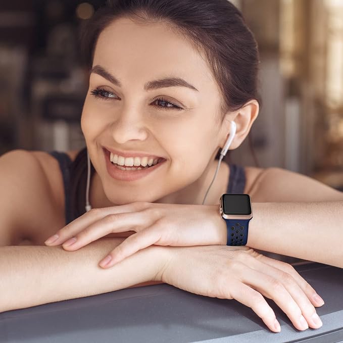 Lerobo Bands Compatible for Apple Watch Band 45mm 44mm 49mm 46mm 42mm Women Men - Image 4
