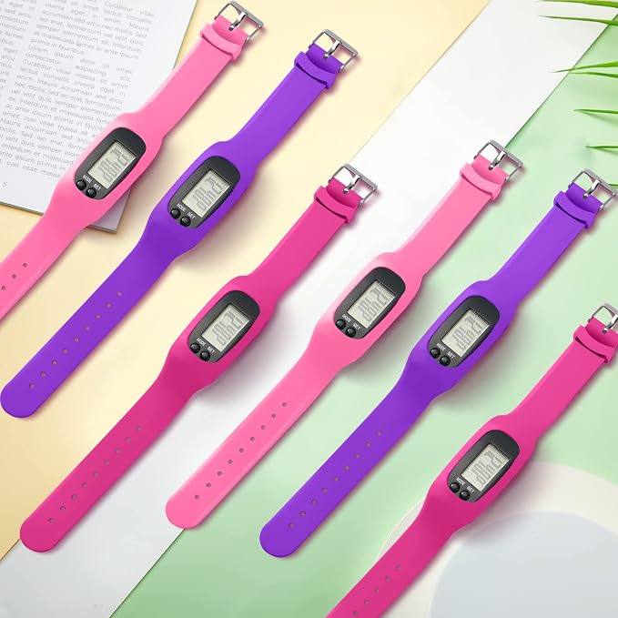 Geyoga Pedometer for Walking Steps and Miles Pedometer Watch Silicone Steps - Image 7