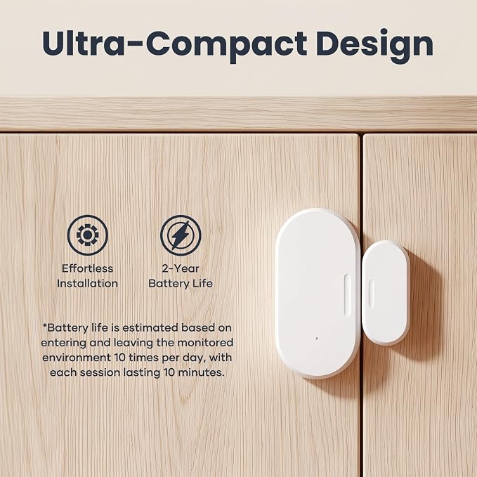 4 Pack Zigbee Door Sensor, Mini Smart Contact Sensors - Image 5