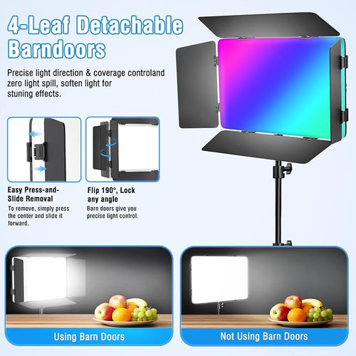 2 Pack RGB LED Video Light - Image 2