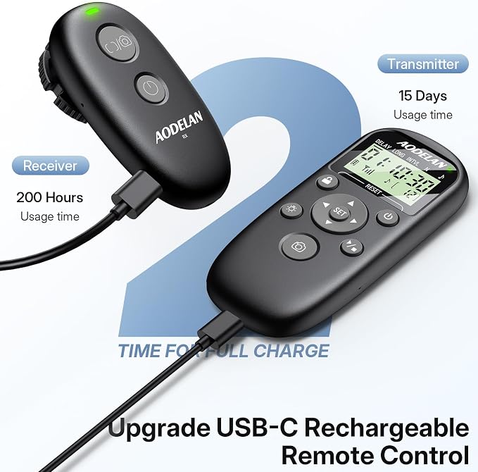 for Nikon Camera Rechargeable Remote Shutter Release - Image 3