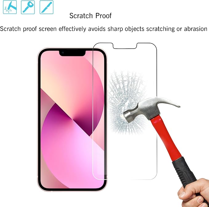 Ailun 2 Pack Screen Protector for iPhone 13 - Image 5