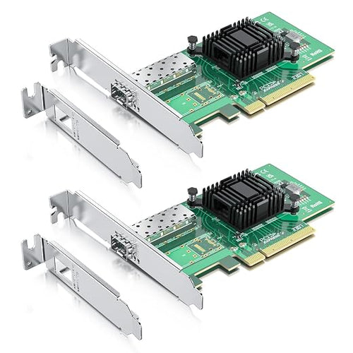 10Gtek 10Gb PCI-E NIC Network Card, Single SFP+ Port, by 10Gtek