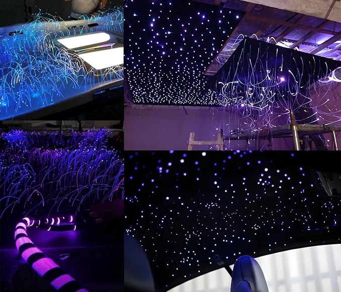 AKEPO Fiber Optic Light End Glow Cable 50pcs Ф0.03in 9.8ft/3m PMMA Plastic Cable - Image 7