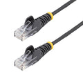 StarTech.com 4ft Black Slim CAT6 Ethernet Cable, Snagless RJ45, 28AWG Pure Bare by StarTech