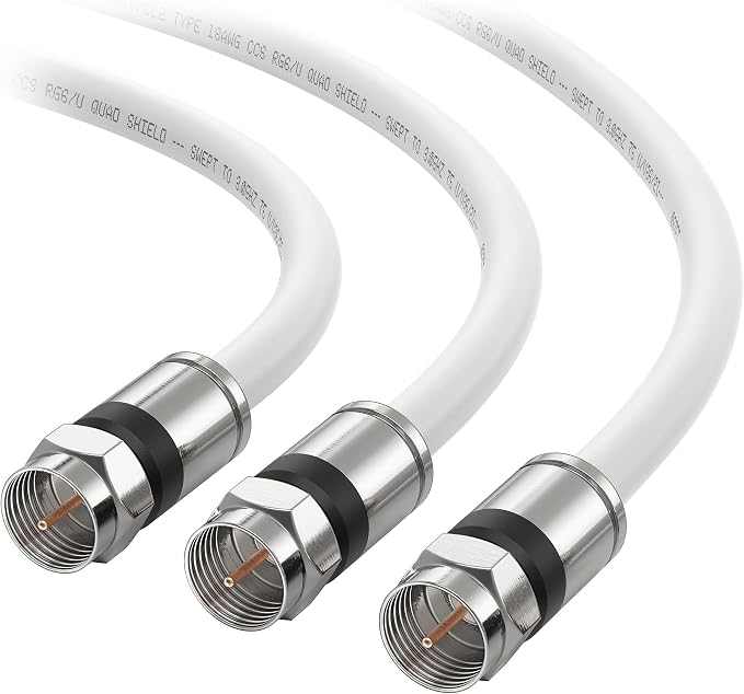 Cable Matters 3-Pack RG6 Coaxial Cable - 3ft by CableMatters