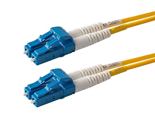 SpeedyFiberTX – 1-Pack 500 Feet LC to LC Fiber Patch Cable, Corning SMF-28 by SpeedyFiberTX