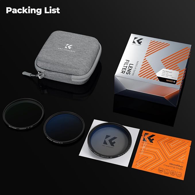 K&F Concept 72mm UV/CPL/ND2-400 Lens Filters Kit-18 Multi-Layer Coatings - Image 7