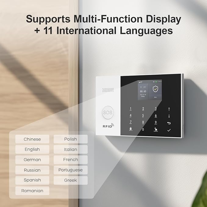 Alarm System for Home Security, Phone App Control, Real-Time Alert, Auto Alarm - Image 8