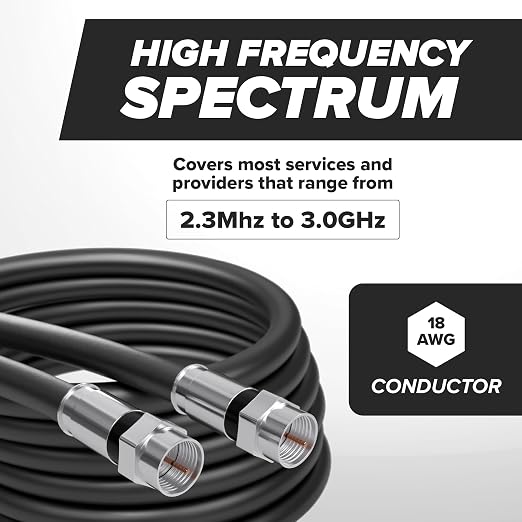 THE CIMPLE CO - RG6 Coaxial Cable 75 FT - RG6 Coax Cable - Image 6
