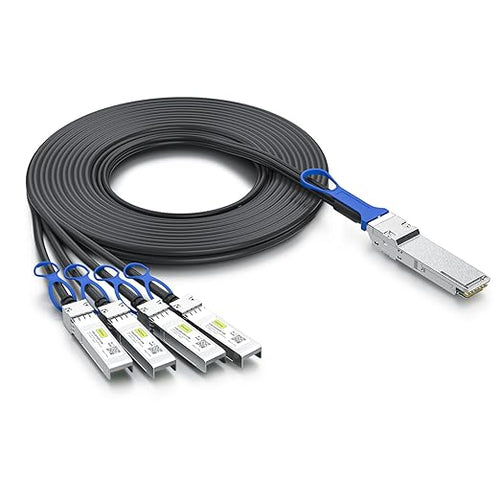 10Gtek 100G QSFP28 to 4X 25G SFP28 Breakout DAC Passive Direct Attach Copper by 10Gtek