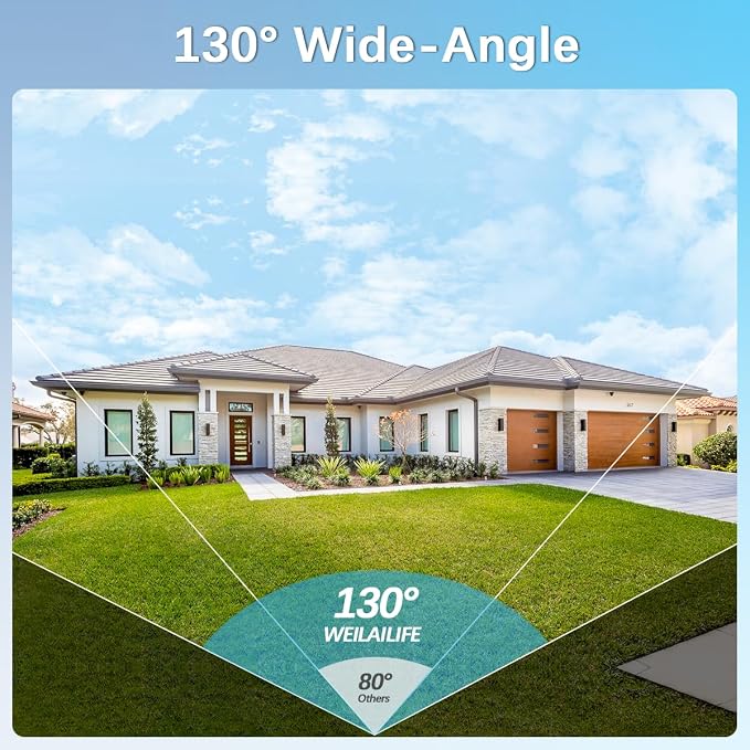 【2-Way Audio & 90 Days Storage】 Wireless Security Camera System, Wireless - Image 5