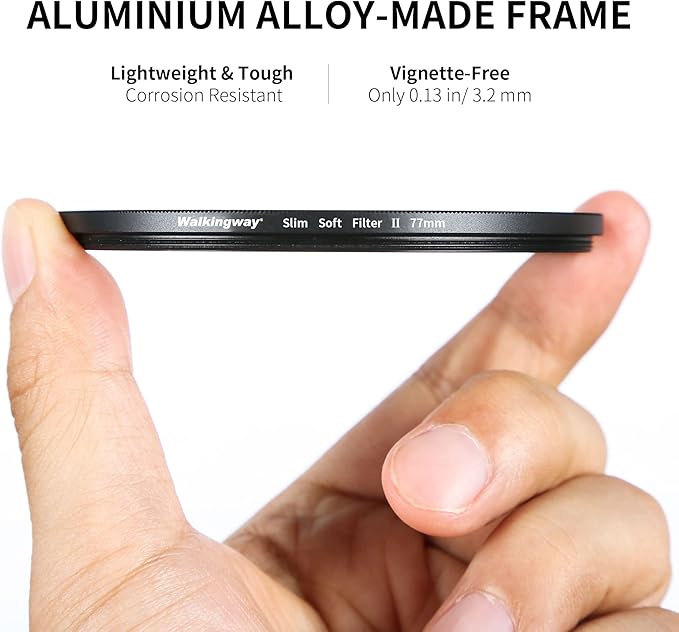 Walking Way 82MM White Pro Mist Diffusion Lens Filter, Dreamy Fog & Soft Glow - Image 5