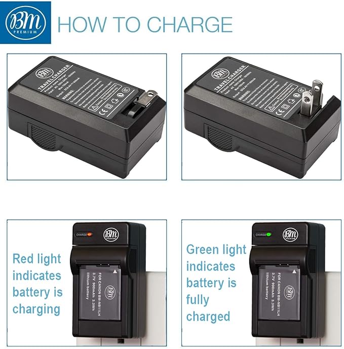 BM 2 NB-11LH Batteries and Charger - Image 4