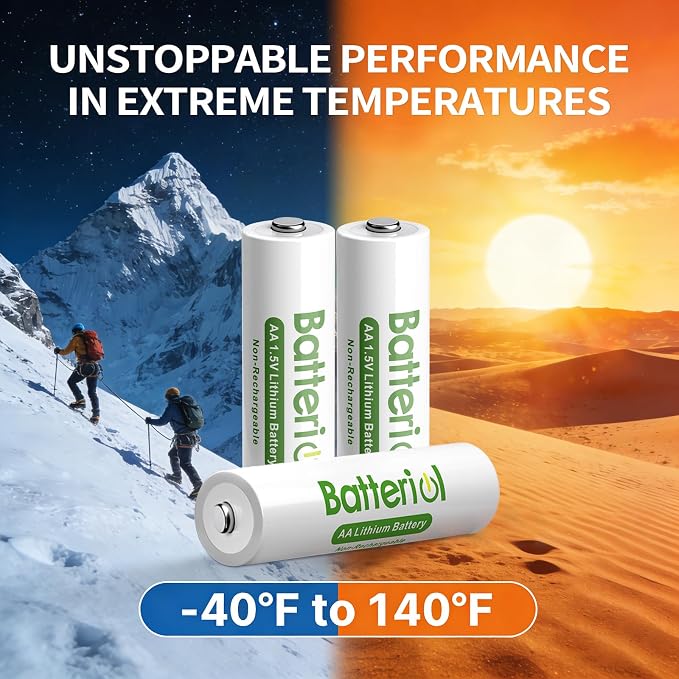 Lithium Batteries AA, Double A Batteries 3000mAh 1.5V Long Lasting - Image 6