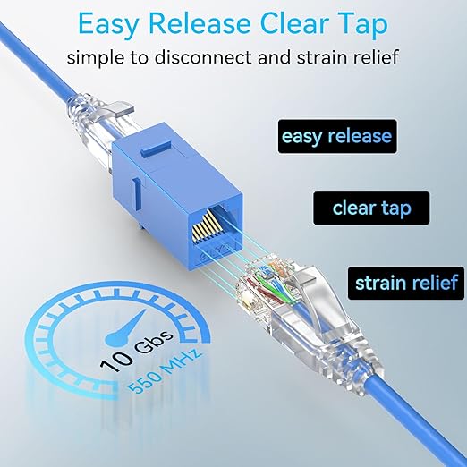 Sokqovt Cat6a Slim Ethernet Cable 1ft, Flexible 10G 550MHZ, 28AWG Pure Copper - Image 6
