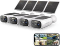 2K Solar Security Cameras Wireless Outdoor-2.4/5Ghz WiFi Cameras by Camoon