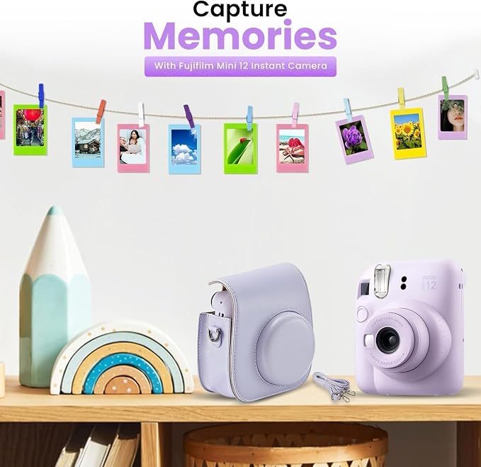 Fujifilm INSTAX MINI 12 Blue Bundle 2025, Lilac Purple) - Image 7