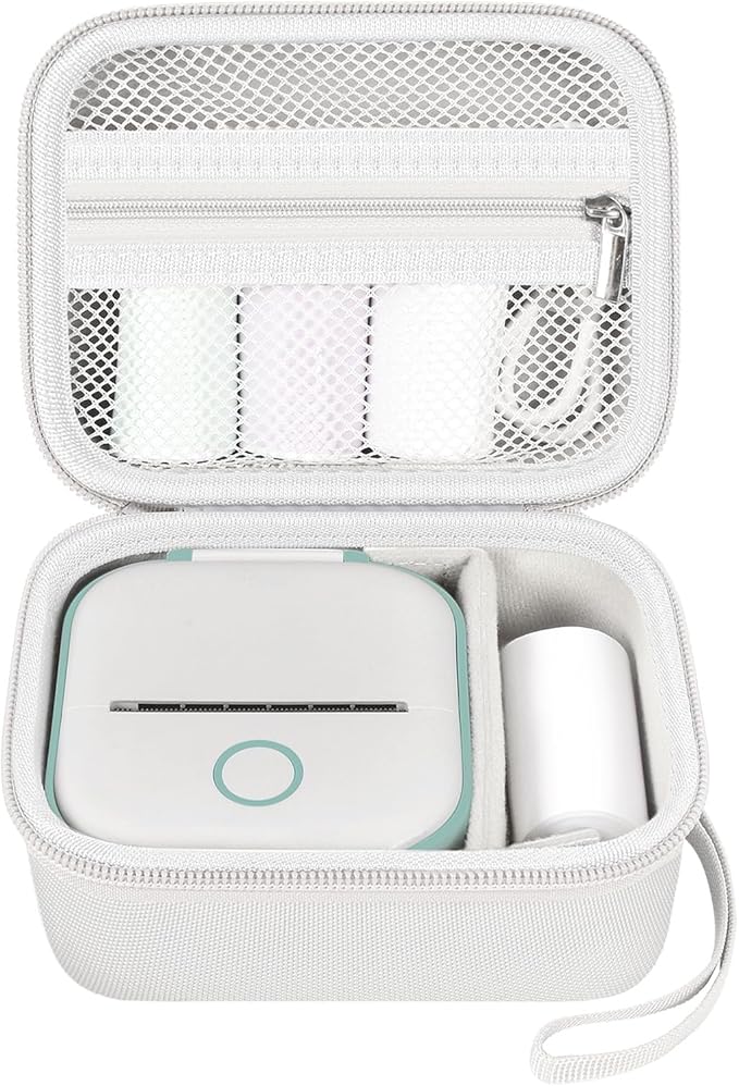 ANKHOH Label Maker Case for Memoking T02/ for Phomemo M02/ M02S/ M02 Pro/ Q30S/ by Ankhohstoragehardcase