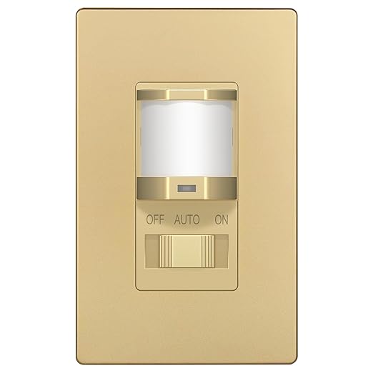 TOPGREENER Occupancy/Vacancy PIR Motion Sensor Light Switch, Learning Function by TOPGREENER