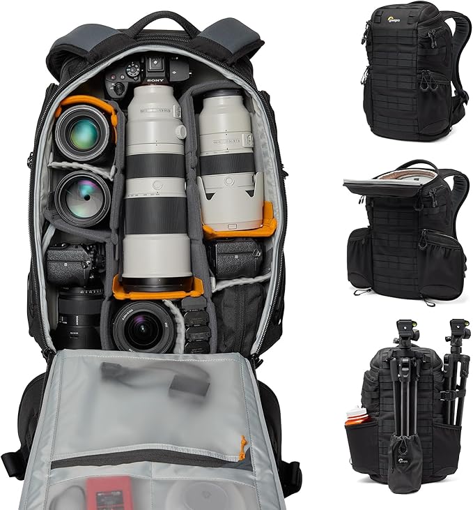Lowepro ProTactic BP 450 AW III Camera Backpack, 4-point Access, Professional by Lowepro
