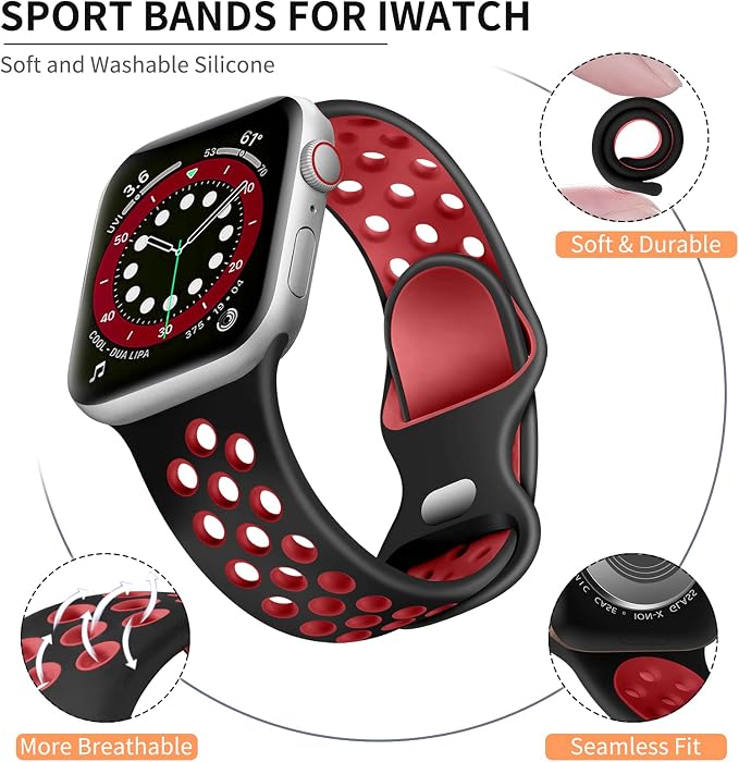 Lerobo Bands Compatible with Apple Watch Band 40mm 41mm 38mm 42mm, Cute - Image 8