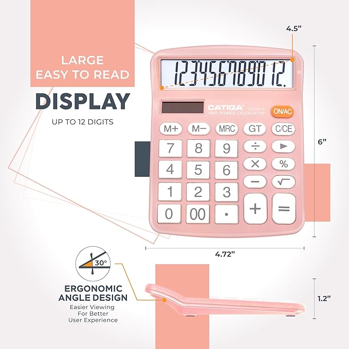 CATIGA 12 Digits Desktop Calculator - Image 3