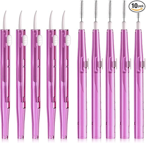 10Pcs Cell Phone Cleaning Kit, Dual Head Anti-Clogging Nylon Brushes Hook by Unknown