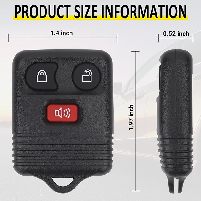 Vurkcy Keyless Entry Remote Key Fob Compatible - Image 5