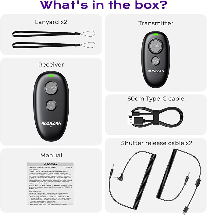for Fujifilm Camera Rechargeable Remote Shutter Release - Image 9
