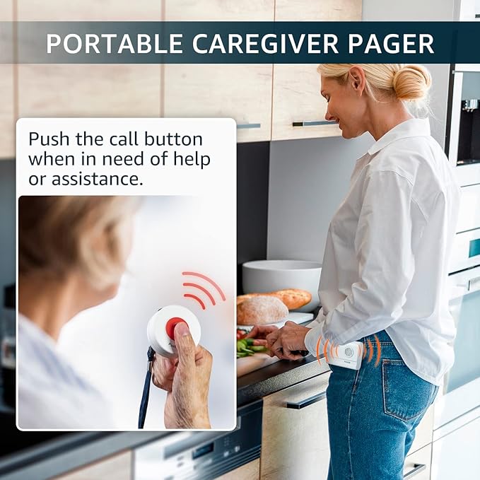 Caregiver Pager Wireless Nurse Call Buttons - Image 2