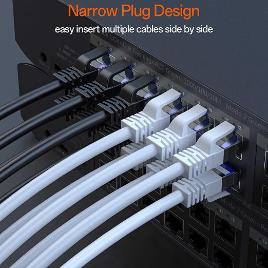 Cat8 Ethernet Cable 50 FT Indoor & Outdoor, Ethernet Cable High Speed 40Gbps - Image 6