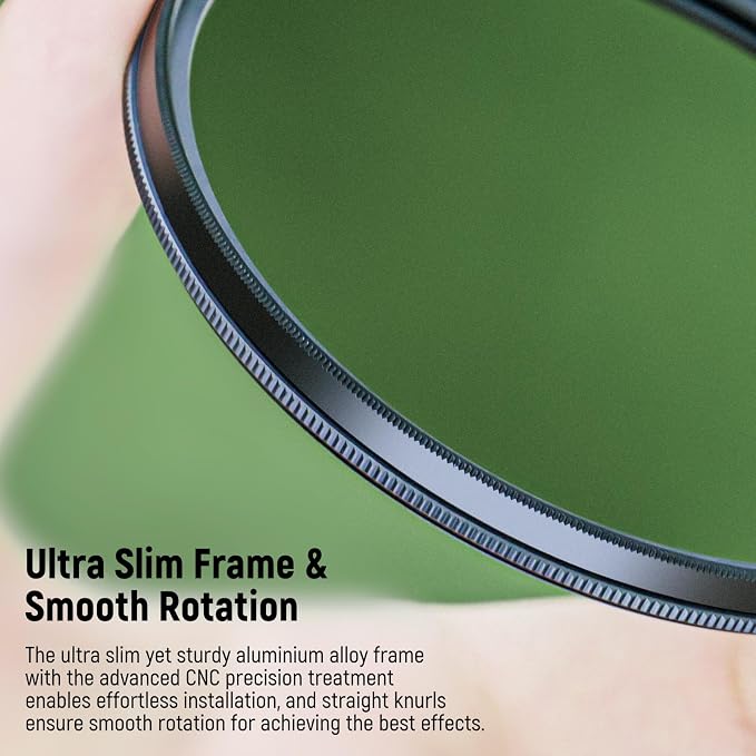 NEEWER 77mm Polarizer Filter, 24 Layer Multi Resistant Nano Coated MC CPL - Image 7