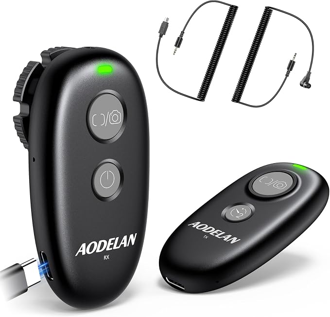 for Nikon Camera Rechargeable Remote Shutter Release by AODELAN