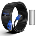 20FT Cat6 Outdoor Ethernet Cable, Heavy Duty Direct Burial, 24AWG CCA Patch Cord by ECJTU-US