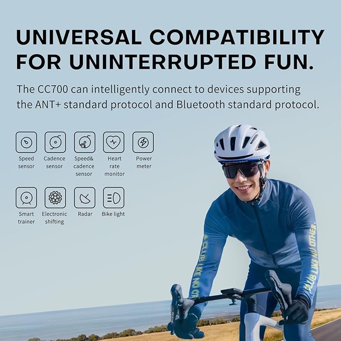 GEOID CC700 2.8" Color Screen Bike/Cycling Computer Wireless - Image 5